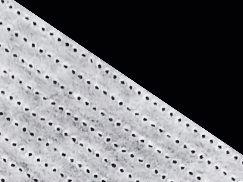 Varmluft-genom nonwoven-tyg